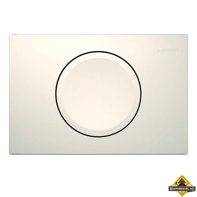 Geberit Delta-11 enkele drukplaat wit