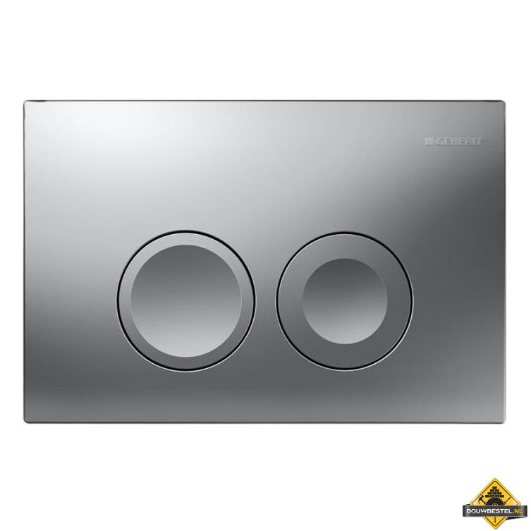 Geberit Delta-21 Drukplaat Mat-chroom