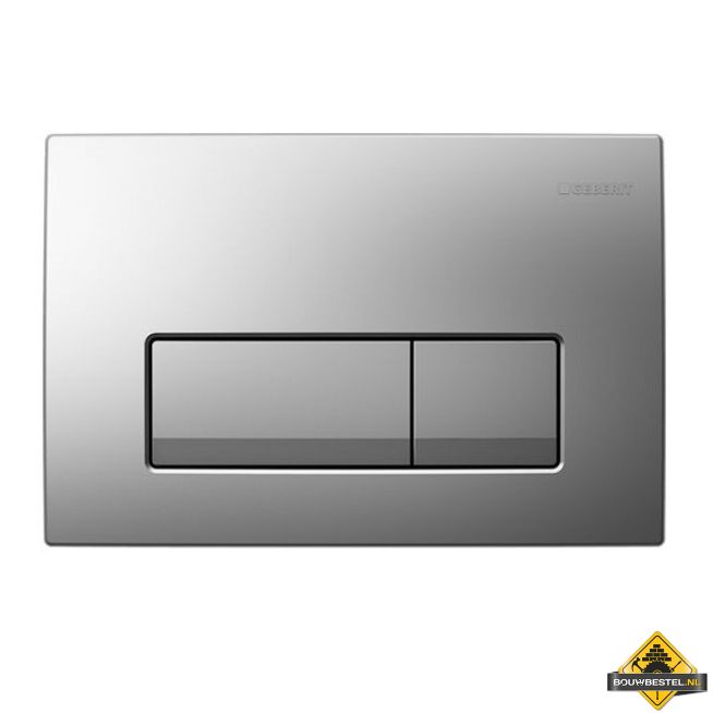 Geberit Delta-51 drukplaat mat-chroom