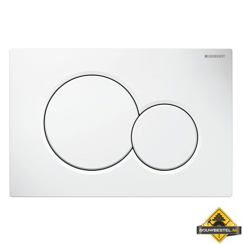 Geberit Sigma-01 drukplaat wit