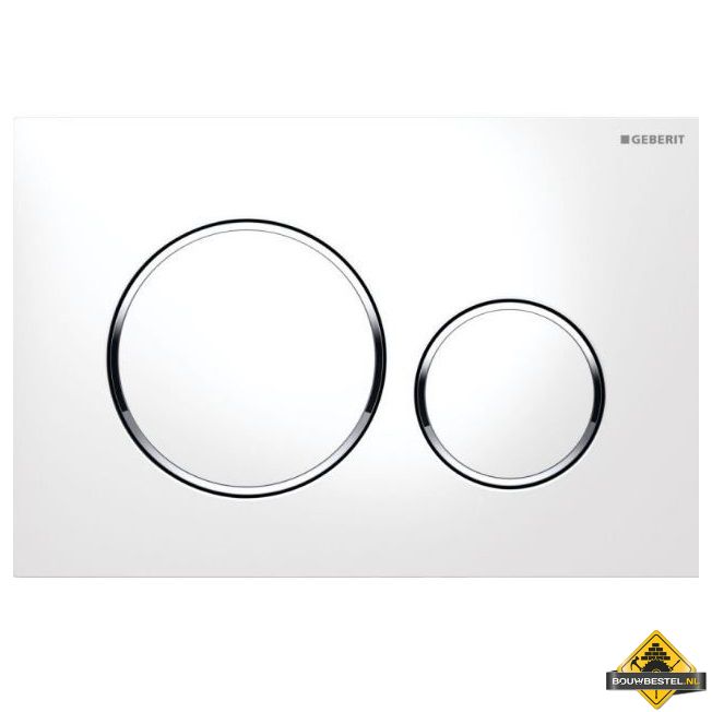 Geberit Sigma 20 drukplaat wit/glans/wit