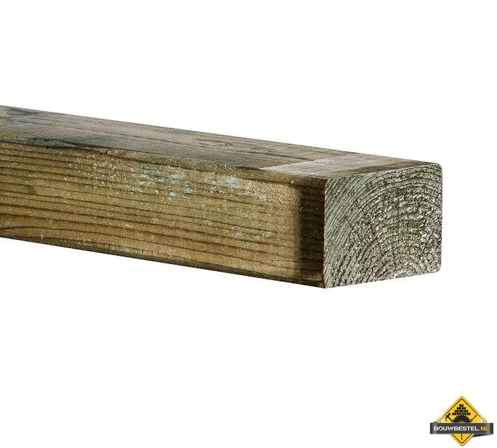 Vuren C Geschaafd Druk Geïmpregneerd - 50x75mm (300cm) (nettomaat 44x70mm)