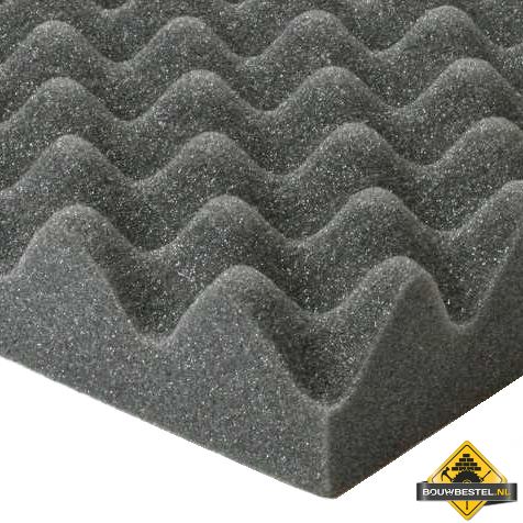 Noppenschuim Geluidsisolatie 100x50cm (2 stuks)