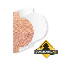 Western Red Cedar Hardhout gootlijst gegrond 32x63x4600