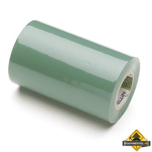 Groene isolatietape - 100 mm x 10 m (UITVERKOOP, OP = OP)