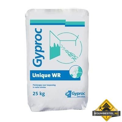 Gyproc Unique WR Spuitgips 25kg (ook handmatig)