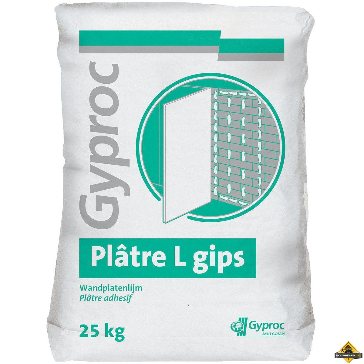 Gyproc Wandplatenlijm zak 25kg