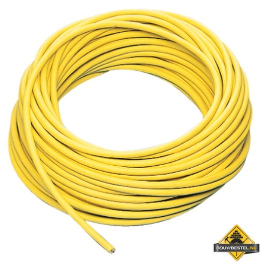 Per ring H07RN-F Eca (Neopreen) 5 G 4,0 mm2 geel | 150 meter