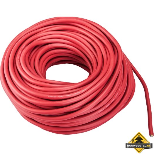 Per ring H07RN-F Eca (Neopreen) 3 G 1,5 mm2 rood | 100 meter