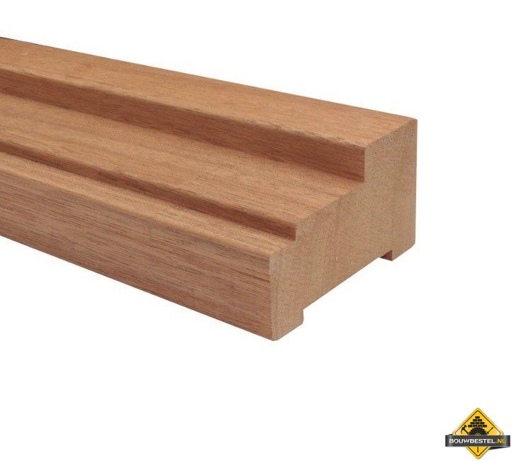 Meranti kozijnprofiel aa 70%pefc 67x114x3050 (3.05 meter)