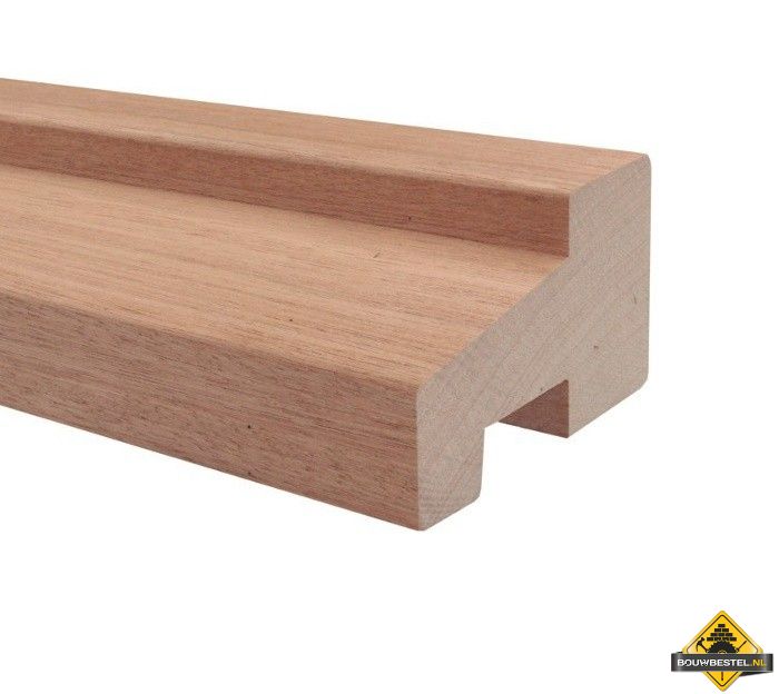 Meranti kozijnprofiel cc 70%pefc 67x114x3650 (3.65 meter)