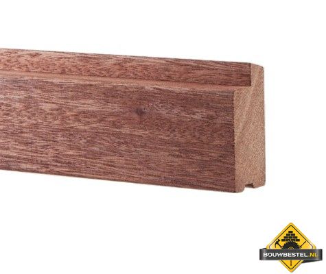 Hardhout raamprofiel rp2 100%pefc 40x90x2450 (2.45 meter)