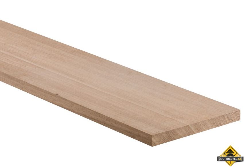 Hardhout geschaafd PEFC 19x190 mm 400 cm