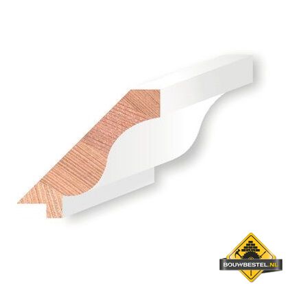Western Red Cedar Hardhout gootlijst gegrond 32x125x4600