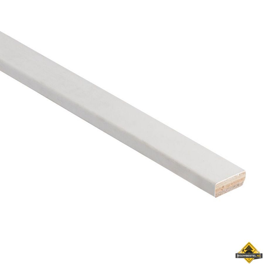 Hardhout plint gegrond FSC 13x56 mm 490 cm