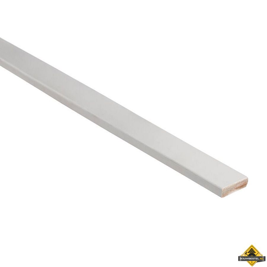 Hardhout plint gegrond FSC 13x70 mm 490 cm