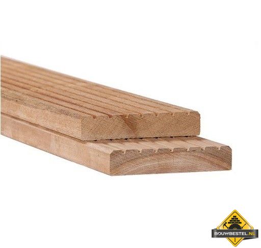 Hardhouten Vlonderplanken 25x145x4600mm