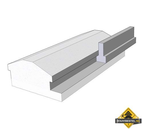 Havebo Vulelement "Breed" Rc 3.7 600mm lengte 1250mm