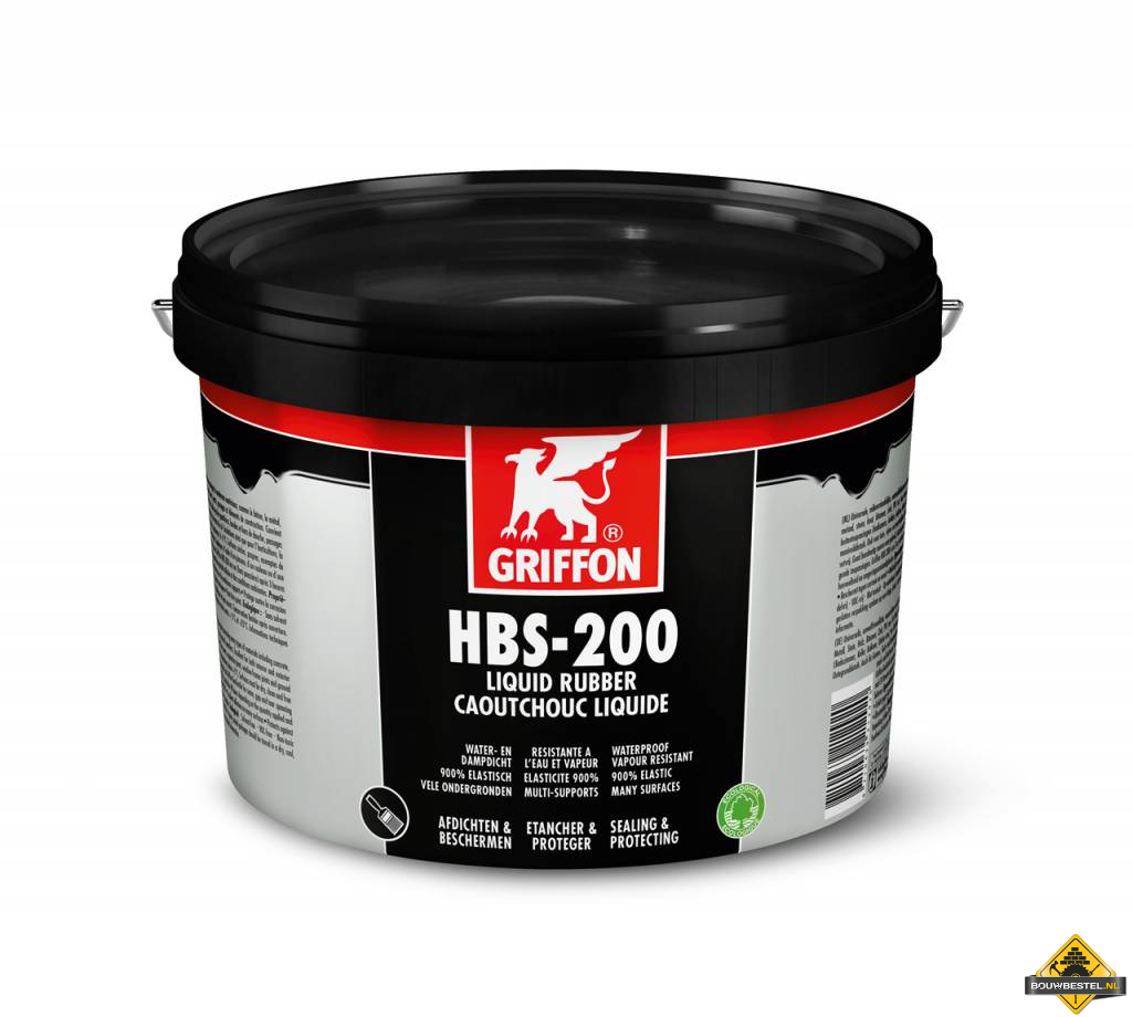 Griffon hbs-200 vloeibaar rubber 5 liter