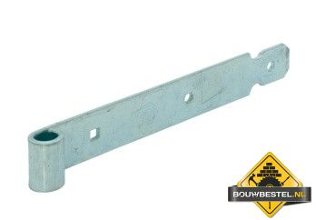 Heng 400mm voor pen met diameter: 16mm 40X5 Verzinkt - per stuk