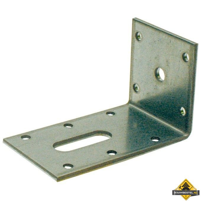 Versterkingshoek Zwaar 65X105mm 60X4 Verzinkt - per stuk