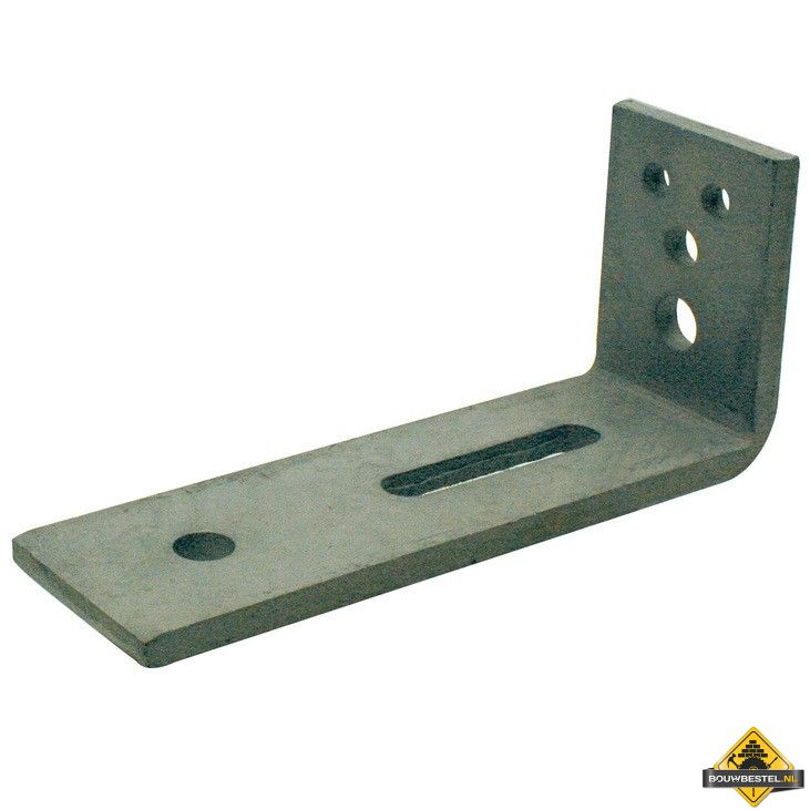 Hoekanker Zwaar 80X190mm 60X8 Thermisch Verzinkt - per stuk