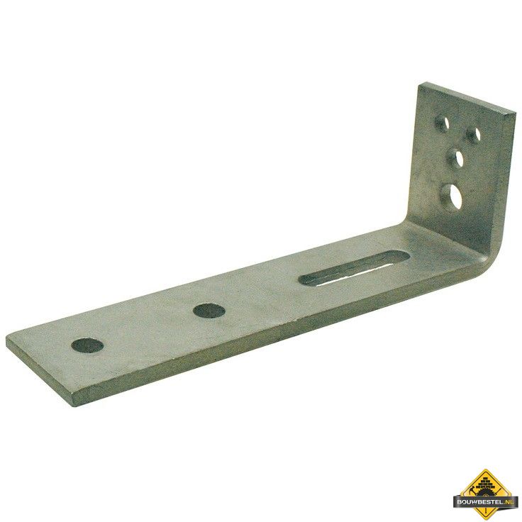 Hoekanker Zwaar 80X225mm 60X8 Thermisch Verzinkt - per stuk