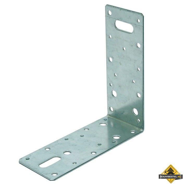 Hoek / Hoekanker / Versterkingshoek 150X150mm 60X2.5 115x2 Sendzimir Verzinkt - per stuk