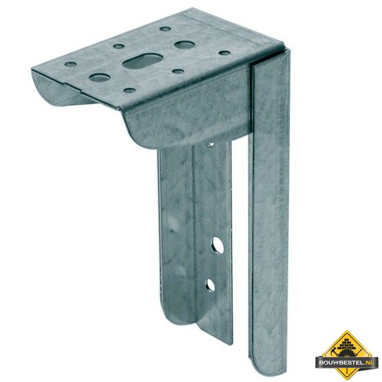 Hoekanker 100X170mm 65X2 115x2 Sendzimir verzinkt - per stuk