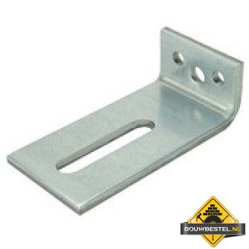 Hoekanker Zwaar 40X120mm 60x6mm Sendzimir verzinkt - per stuk