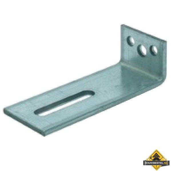 Hoekanker Zwaar 40X150mm 60x6mm Verzinkt band - per stuk