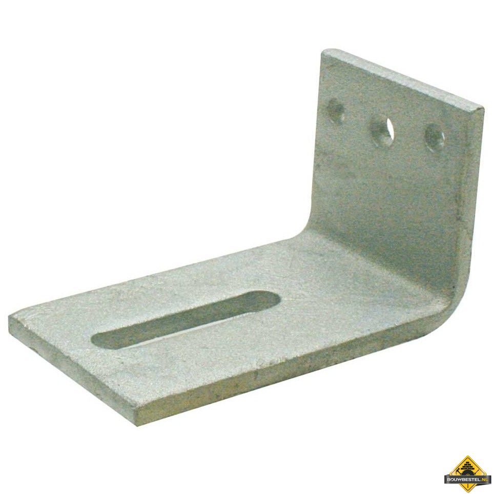 Hoekanker Zwaar 70X120mm 70x8mm (Gat: 65x13) Thermisch Verzinkt (Type 30) - per stuk