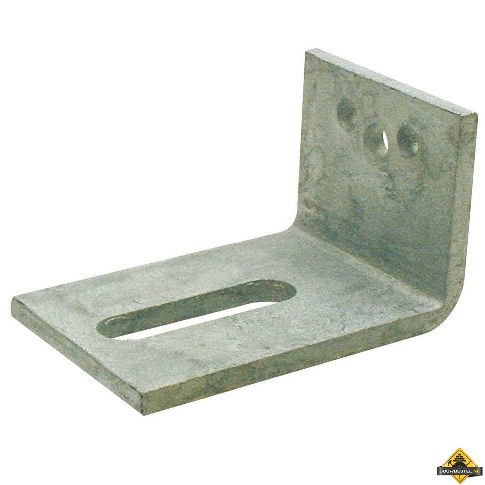 Hoekanker Zwaar 70X120mm 80x8mm (Gat: 70x17) Thermisch Verzinkt (Type 39) - per stuk