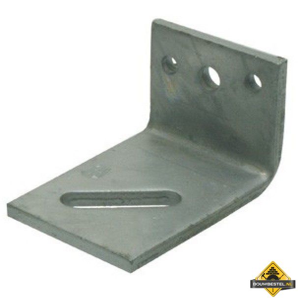 Hoekanker Zwaar 60X100mm 70x8mm (Diagonaal: 50x13mm) Thermisch Verzinkt (Type 74) - per stuk