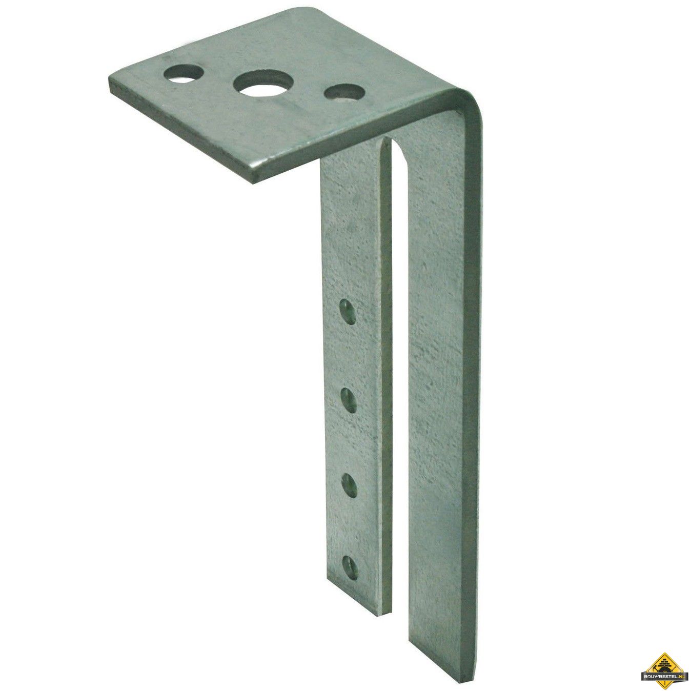 Hoekanker Zwaar Type D 65X180mm 60X6 115x2 Sendzimir verzinkt - per stuk