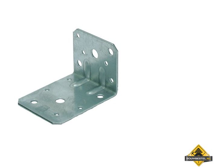 Hoekanker / hoekijzer | Staal | 50x75mm 57x2mm | 25 stuks