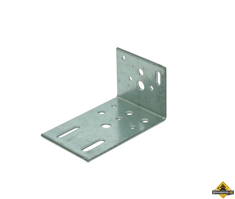 Hoekanker / hoekijzer | Staal rvs | 50x90mm 57x2mm | 25 stuks