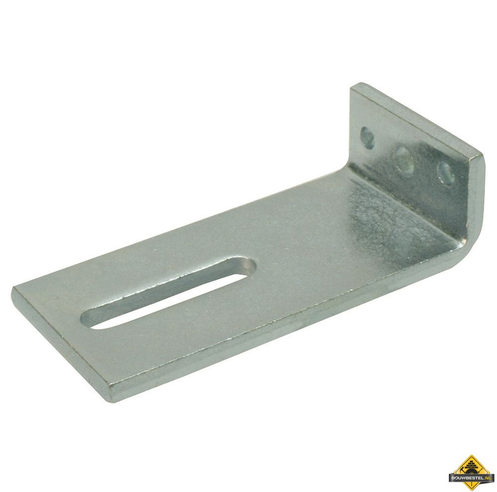 Hoekanker / hoekijzer zwaar | Staal elektrolytisch verzinkt | 40x150mm 70x8mm | 25 stuks