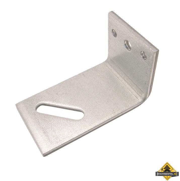 Hoekanker / hoekijzer zwaar | Staal verzinkt | 70x120mm 70x6mm | 25 stuks