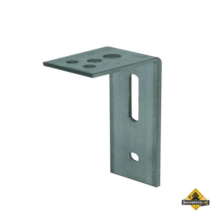 Hoekanker / hoekijzer zwaar | Staal verzinkt | 80x190mm 60x6mm | 25 stuks