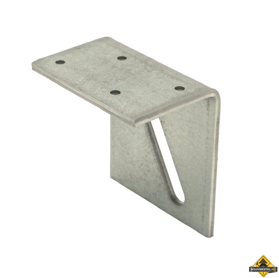 Hoekanker / hoekijzer zwaar | Zink Magnesium | 45x80mm 72x4mm | 25 stuks