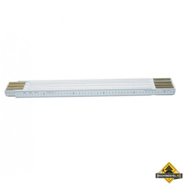 Houten duimstok - 4 m