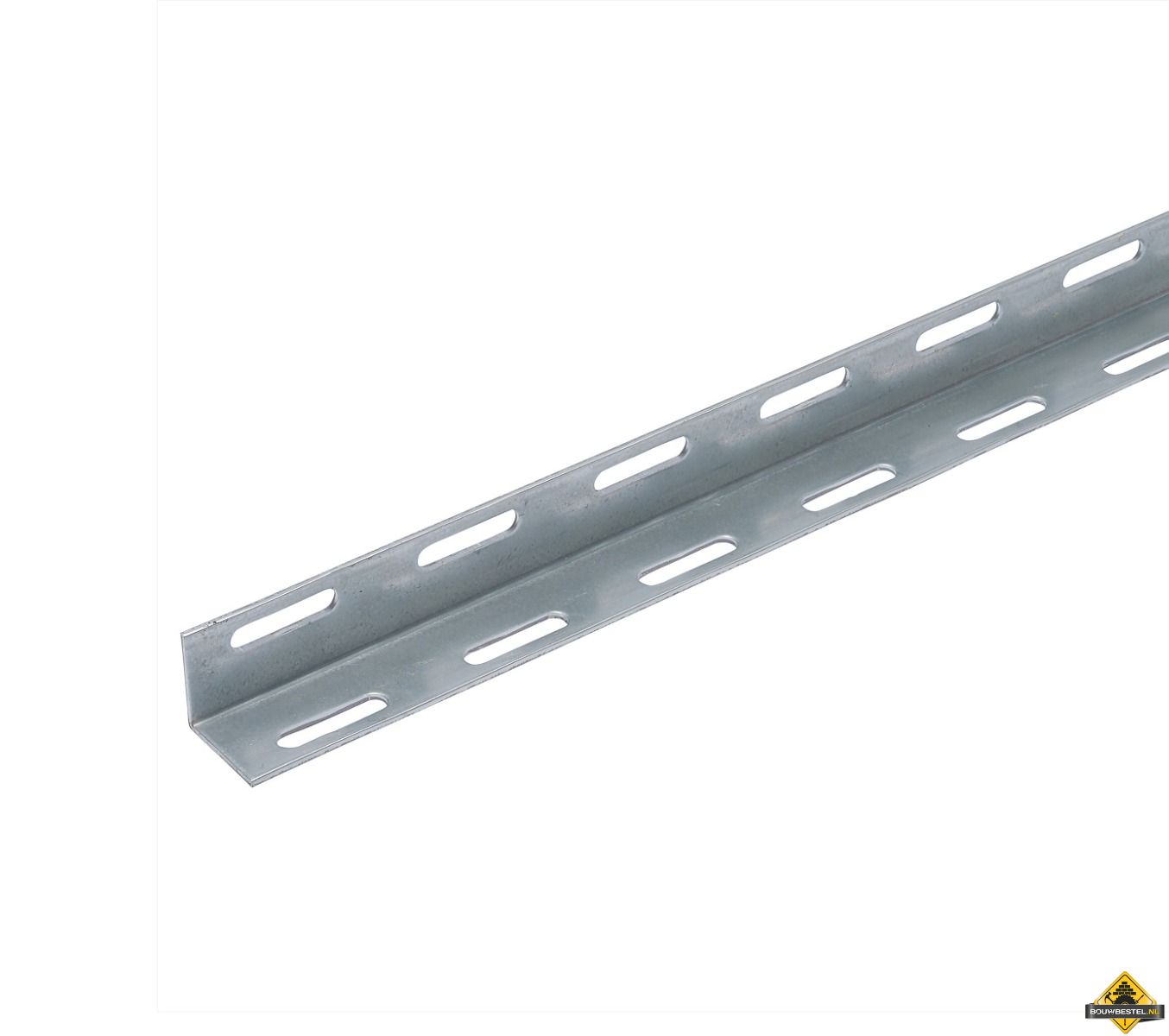 Ijzer hoekprofiel geperforeerd 27 x 27 mm 200 cm