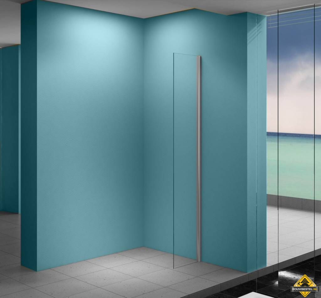 Eco zijwand met muurprofiel 400 x 2000 . 8 mm Nano