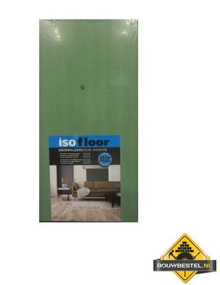 Isofloor ondervloer 7mm FSC 1200 x 600mm per 10 st.