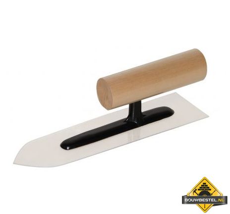 Japanse spaan SUPER PROF kunststof 210x60x1.0mm punt met houten greep