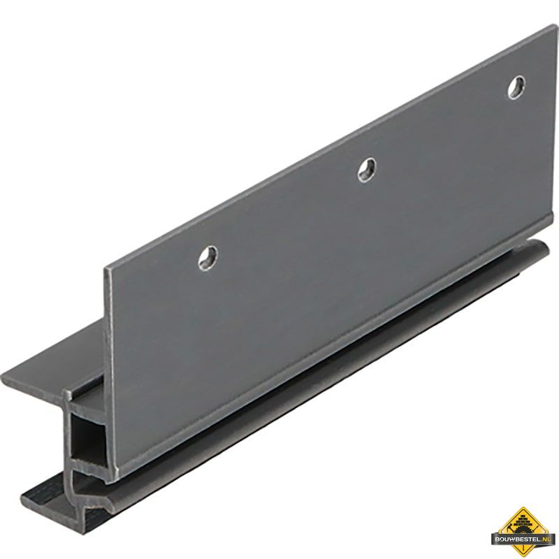 Keralit dakrandmontageprofiel 10mm Zwartgrijs - Classic (bestelnr. 2867)