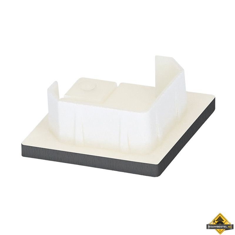 Keralit eindkap voor inwendig/uitwendig hoekprofiel 32x32mm Antraciet - Classic (bestelnr. 2829)