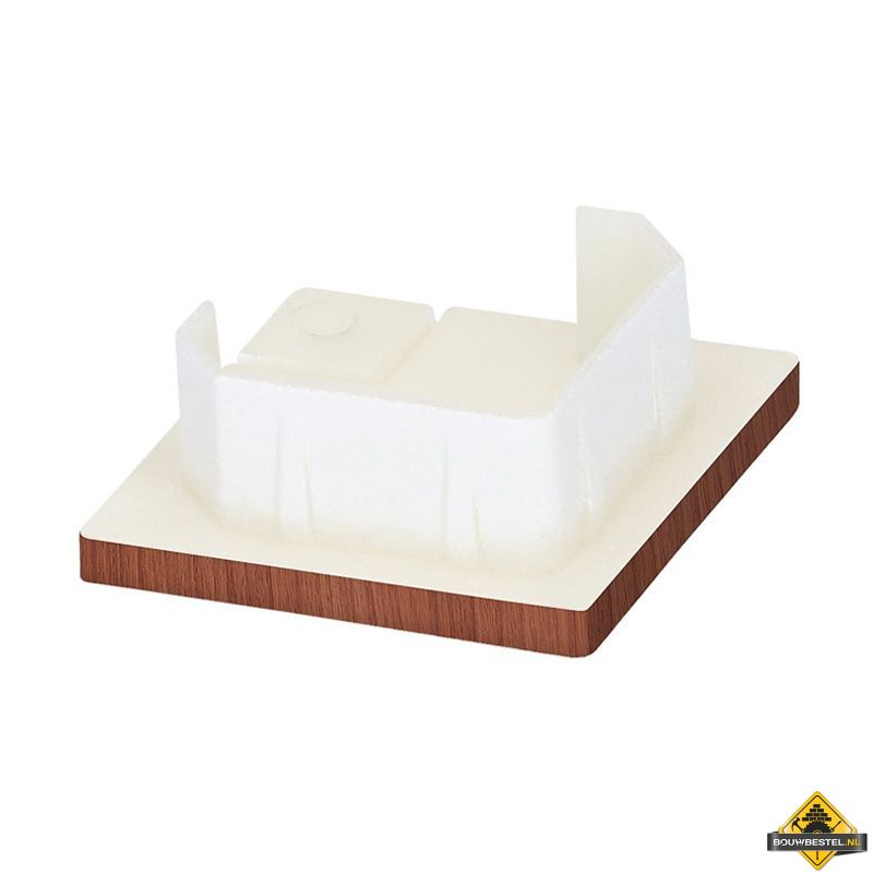 Keralit eindkap voor inwendig/uitwendig hoekprofiel 32x32mm Californian Redwood - Classic (bestelnr. 2829)
