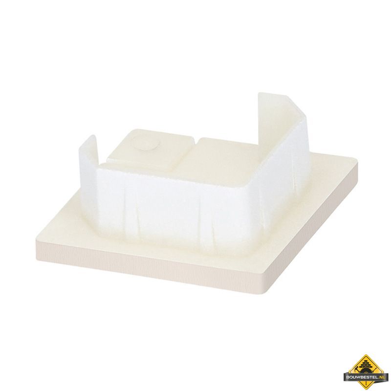 Keralit eindkap voor inwendig/uitwendig hoekprofiel 32x32mm Crème - Classic (bestelnr. 2829)